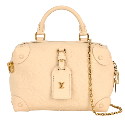 Petite Malle Souple, &pound;1,600, Handbags, Cream, Leather, Front view